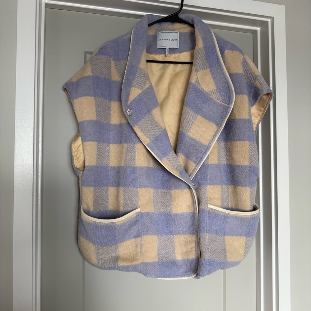 Pastel Plaid Women's Vest
